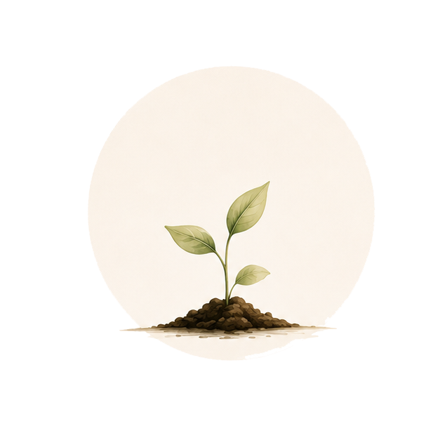 Klein kiemplantje — Samen Herinneren plan